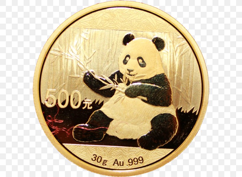 Silver Coin Giant Panda Gold, PNG, 600x600px, Coin, Australian Gold Nugget, Australian Silver Kookaburra, Bear, Britannia Download Free