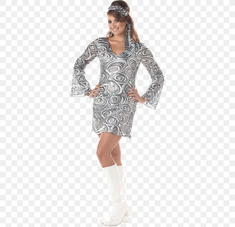 1970s Halloween Costume Dress Disco, PNG, 500x793px, Costume, Clothing, Dance, Dance Dresses Skirts Costumes, Day Dress Download Free