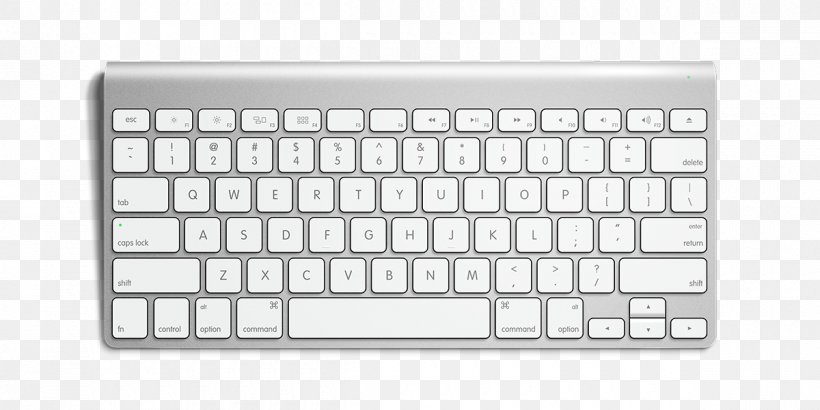 Computer Keyboard MacBook Pro MacBook Air, PNG, 1200x600px, Computer Keyboard, Apple, Apple Extended Keyboard, Apple Keyboard, Apple Wireless Keyboard Download Free