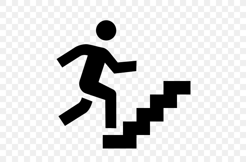 Stairs Stair Climbing Clip Art, PNG, 540x540px, Stairs, Area, Black, Black And White, Brand Download Free