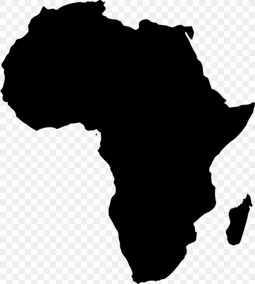 Africa Blank Map, PNG, 880x980px, Africa, Black, Black And White, Blank Map, Continent Download Free