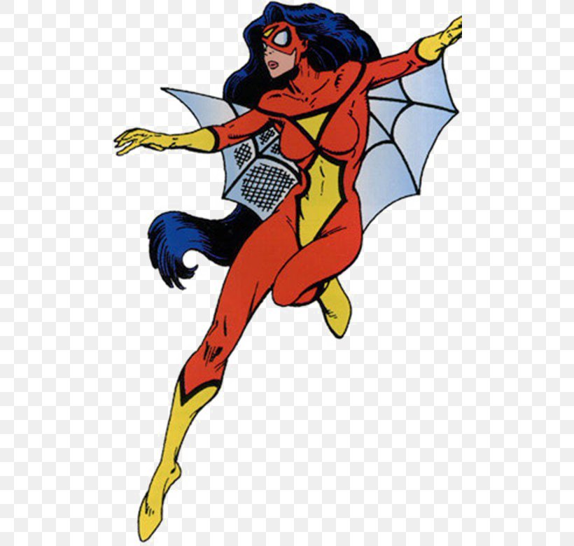 Spider-Woman Spider-Man Superhero Marvel Comics Comic Book, PNG, 500x780px, Spiderwoman, Art, Cartoon, Comic Book, Comics Download Free