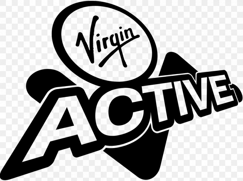 Virgin Active Fitness Centre Logo Personal Trainer, PNG, 1200x895px, Virgin Active, Area, Black And White, Brand, Fitness Centre Download Free