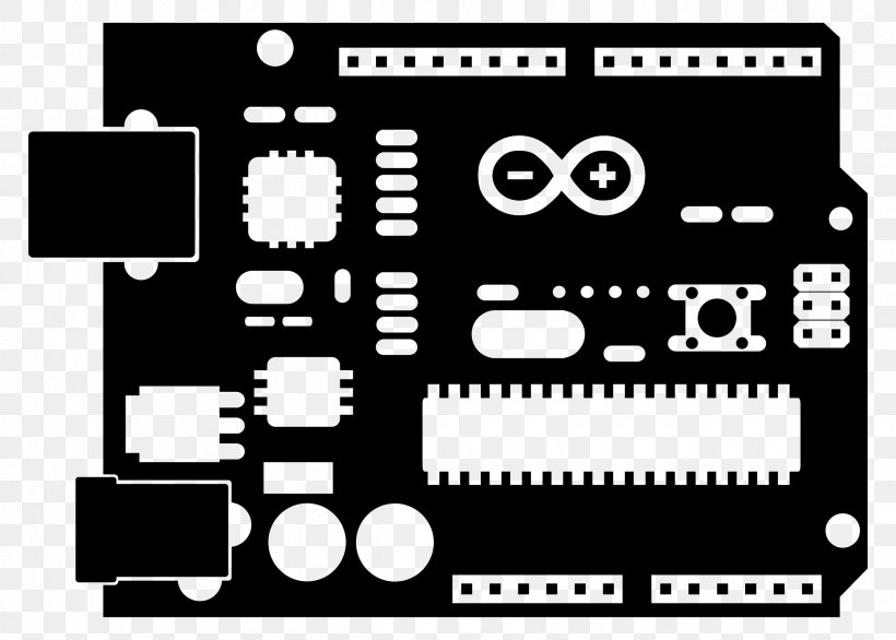 Arduino Uno Transmitter Computer USB, PNG, 2400x1716px, Arduino, Arduino Uno, Auto Part, Black, Black And White Download Free
