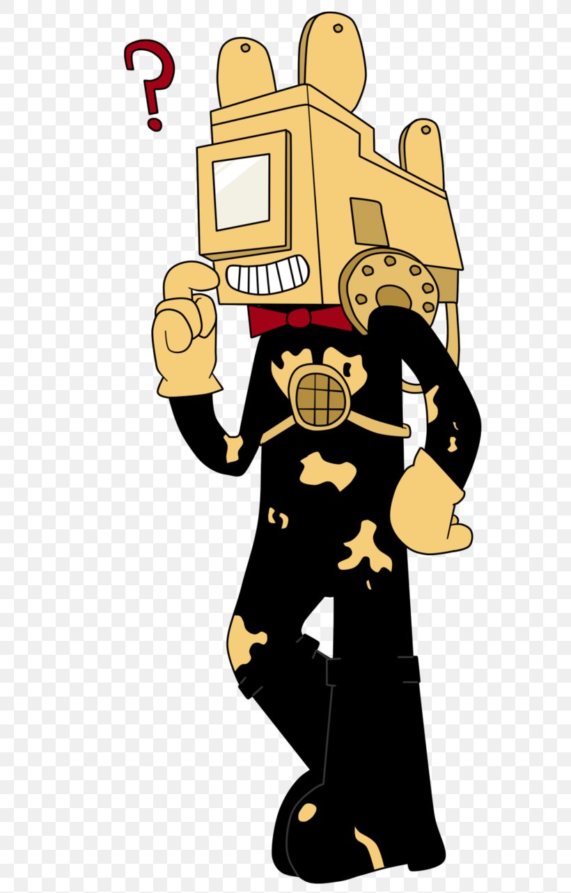 Bendy And The Ink Machine Projectionist Fan Art Character, PNG, 623x1282px, Bendy And The Ink Machine, Art, Cartoon, Character, Drawing Download Free