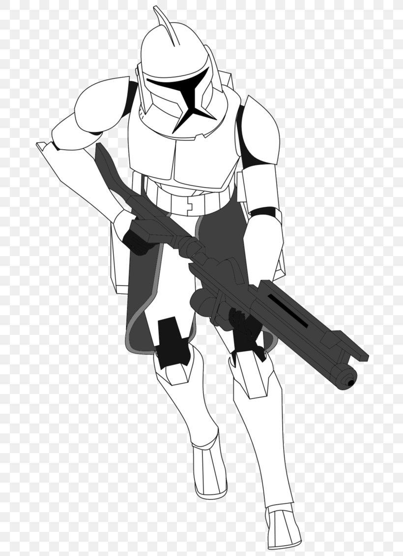 Clone Trooper Clone Wars Line Art Drawing Sketch, PNG, 708x1129px, Clone Trooper, Arc Troopers, Arm, Art, Artwork Download Free