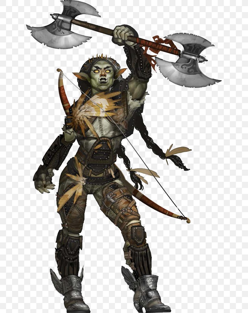 Dungeons & Dragons D20 System Pathfinder Roleplaying Game Half-orc, PNG, 647x1033px, Dungeons Dragons, Action Figure, Armour, Barbarian, Battle Axe Download Free