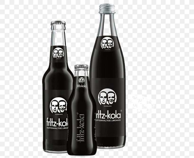 Fritz-kola Fizzy Drinks Cola Lemonade Coffee, PNG, 505x669px, Fritzkola, Beer, Beer Bottle, Black And White, Bottle Download Free