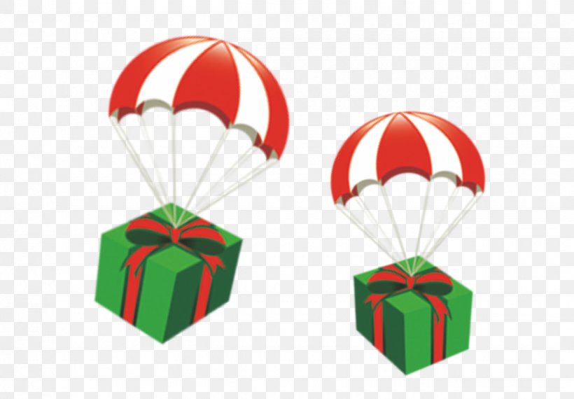 Gift Parachute Balloon, PNG, 1340x932px, Gift, Balloon, Box, Christmas, Christmas Ornament Download Free