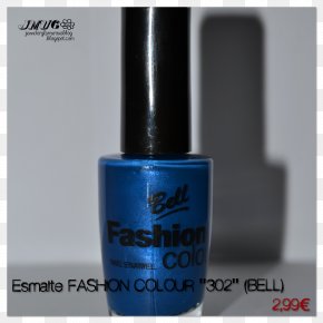 Nail Polish - Nail Polish Cobalt Blue PNG