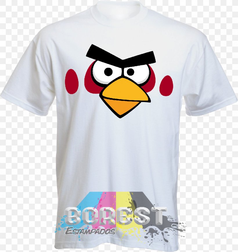 T-shirt Sleeve Bluza Smiley, PNG, 1024x1082px, Tshirt, Active Shirt, Angry Birds, Angry Birds Toons, Animal Download Free