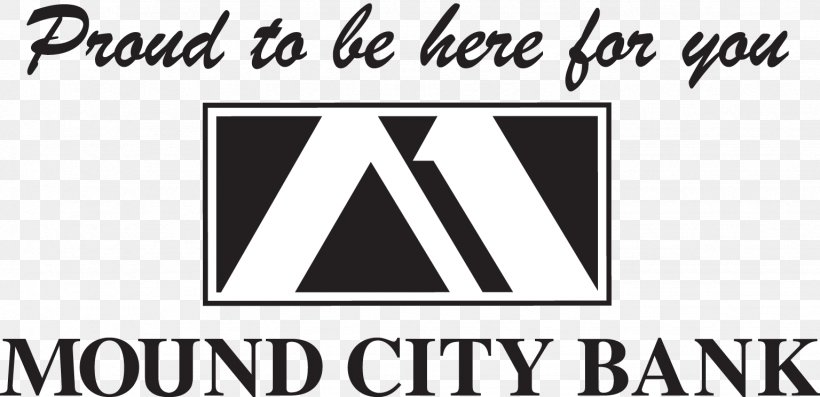 Mound City Bank Logo Sponsor Service, PNG, 1536x744px, Bank, Area, Black, Black And White, Brand Download Free
