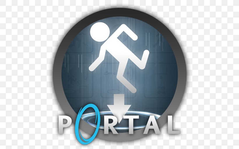 Portal 2 Logo Metro, PNG, 512x512px, Portal, Brand, Dock, Exe, Logo Download Free