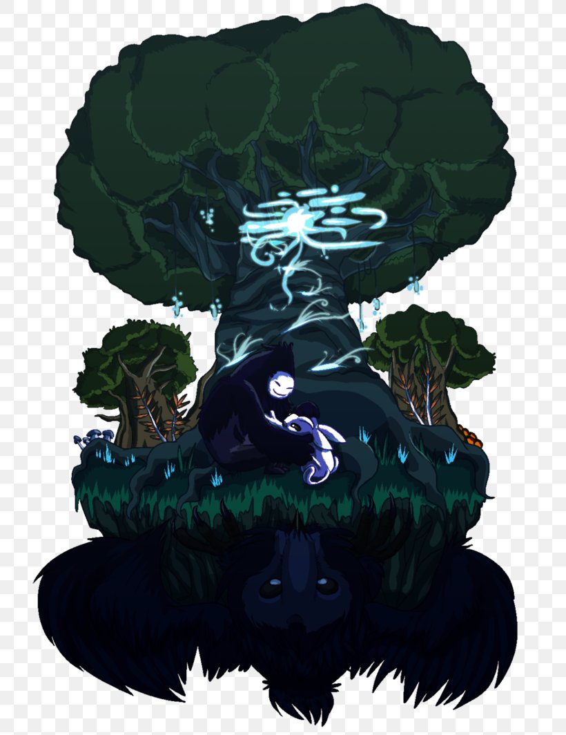 Ori And The Blind Forest Fan Art Video Game, PNG, 750x1064px, Ori And The Blind Forest, Art, Deviantart, Fan Art, Fictional Character Download Free