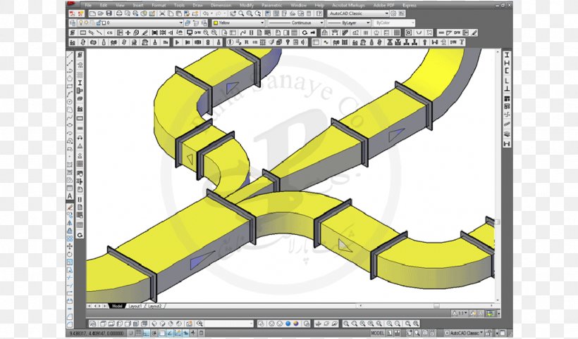 Duct Computer Software AutoCAD Gishi, Hormozgan, PNG, 1024x602px, Duct, Air, Android, Area, Autocad Download Free