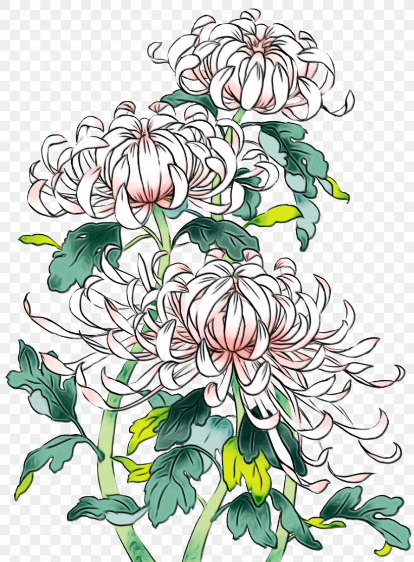 Floral Design, PNG, 884x1200px, Watercolor, Character, Chrysanthemum, Cut Flowers, Floral Design Download Free