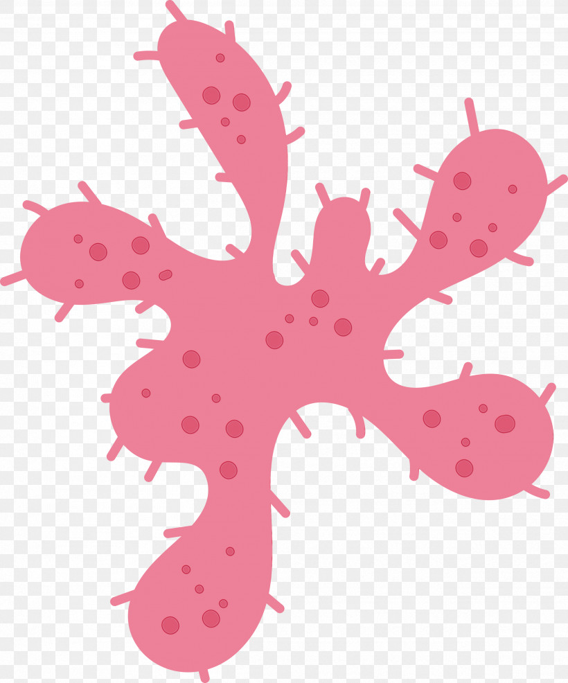 Pink Plant, PNG, 2494x3000px, Coronavirus, Corona, Covid, Paint, Pink Download Free