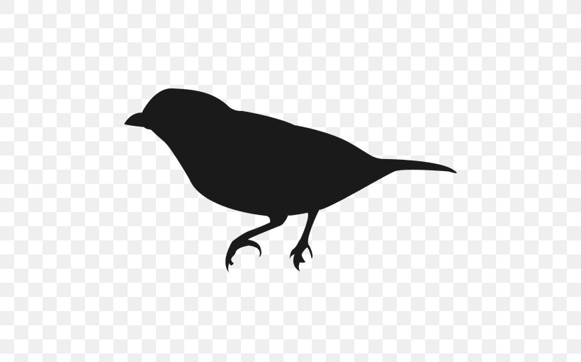 American Crow Bird Silhouette Owl, PNG, 512x512px, American Crow, Beak, Bird, Black And White, Crow Download Free