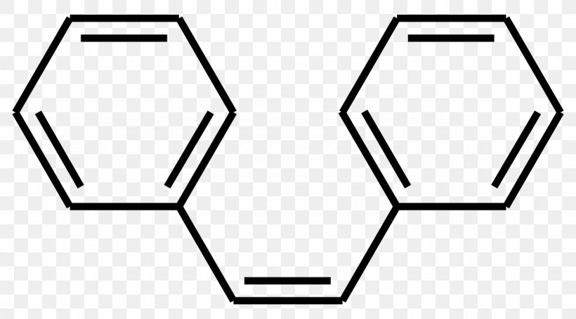 Cis–trans Isomerism (Z)-Stilbene (E)-Stilbene Molecule, PNG, 1280x711px, Zstilbene, Alkene, Area, Black, Black And White Download Free