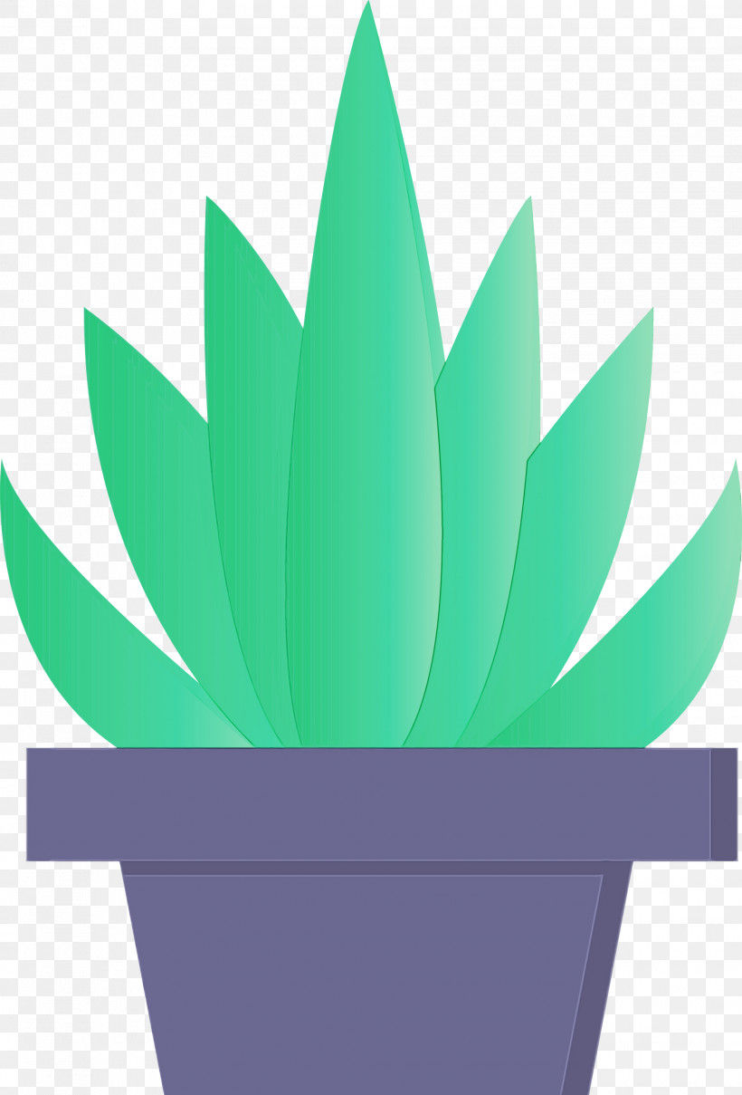 Green Flowerpot Leaf Plant Houseplant, PNG, 2034x3000px, Watercolor, Agave, Aquatic Plant, Flower, Flowerpot Download Free