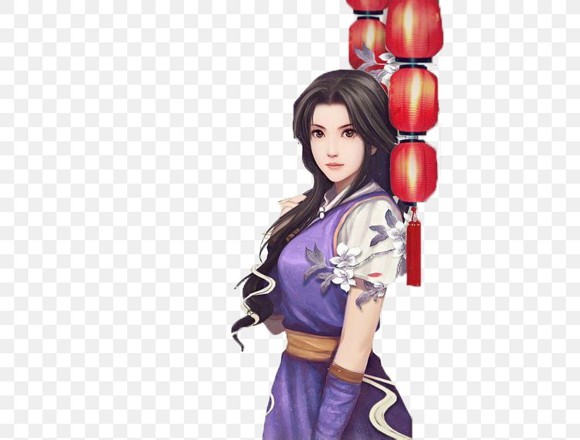 Liu Yifei The Legend Of Sword And Fairy 2 U674eu900du9059 Lin Yueru, PNG, 549x623px, Watercolor, Cartoon, Flower, Frame, Heart Download Free