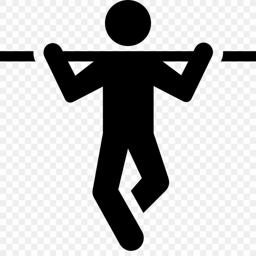 Pull-up Physical Fitness Exercise Bodybuilding, PNG, 1600x1600px, Pullup, Area, Barbell, Black And White, Bodybuilding Download Free