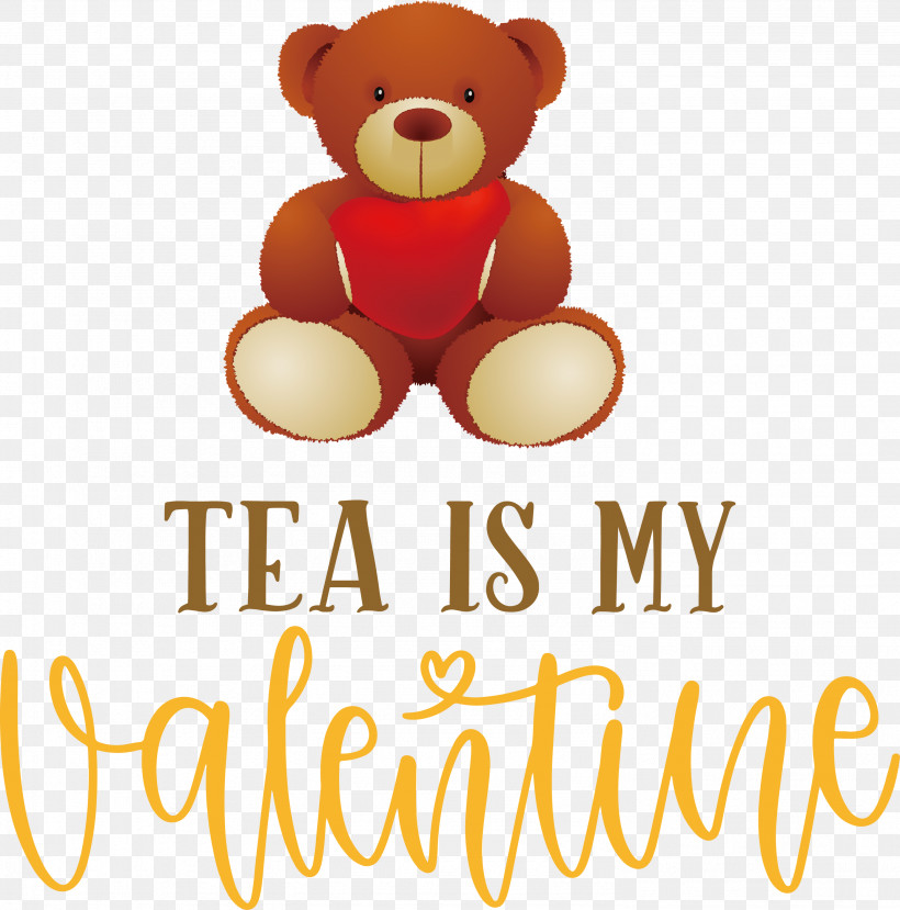 Tea Is My Valentine Valentines Day Valentines Day Quote, PNG, 2964x3000px, Valentines Day, Bears, Biology, Meter, Science Download Free