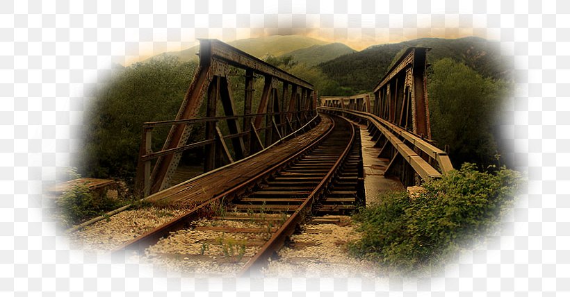 Train Rail Transport Track Bridge Desktop Wallpaper, PNG, 739x428px, Train, Bridge, Mobile Phones, Rail Transport, Railway Bridge Download Free