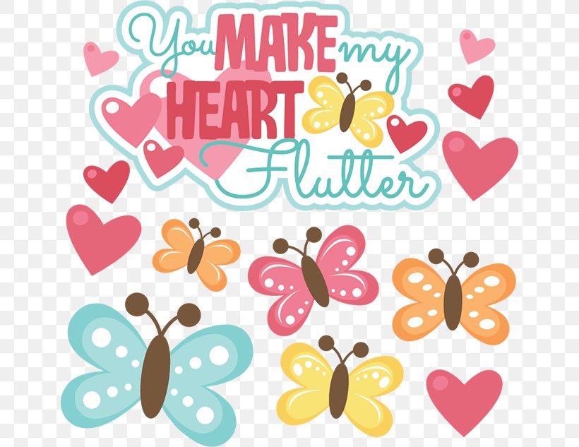 Heart Butterfly YouTube Valentine's Day Clip Art, PNG, 648x633px, Heart, Atrial Flutter, Butterfly, Love, Petal Download Free
