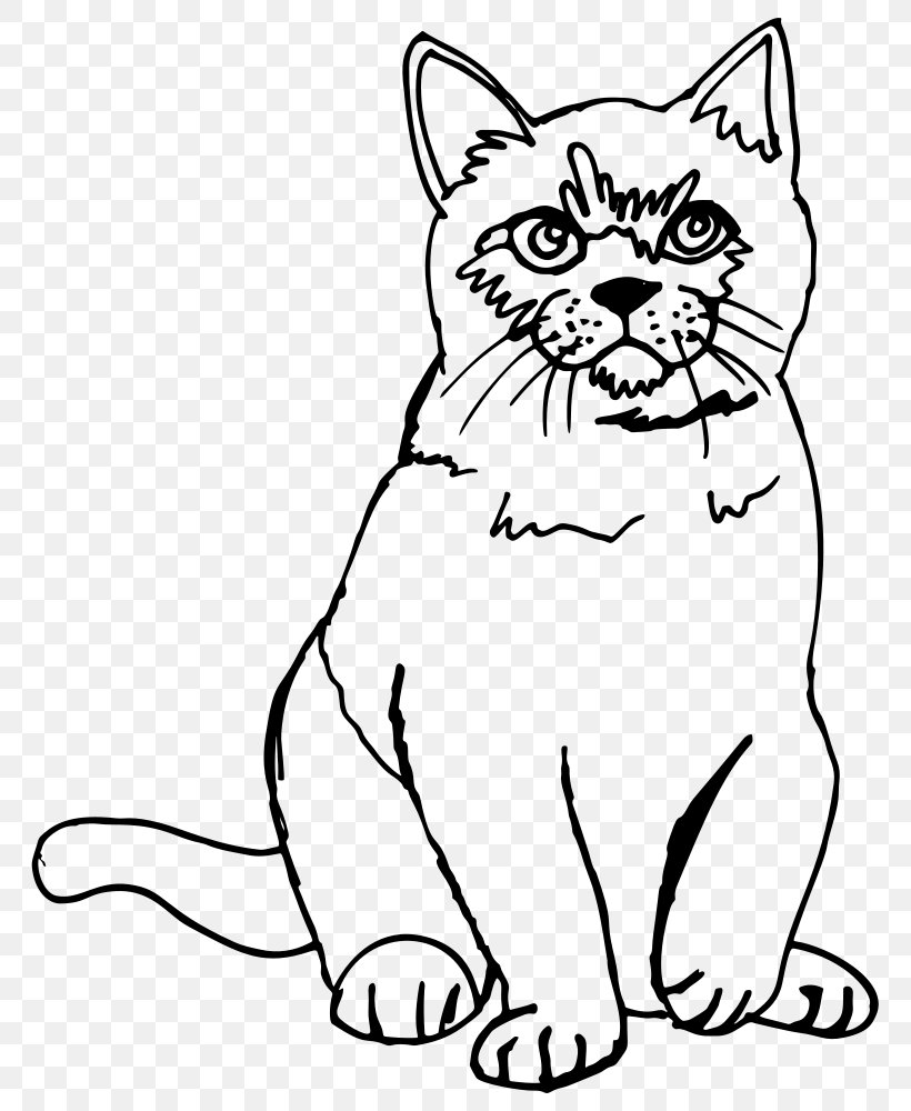 Kitten Sphynx Cat Siamese Cat Line Art Drawing, PNG, 799x1000px, Kitten, Black, Black And White, Black Cat, Carnivoran Download Free