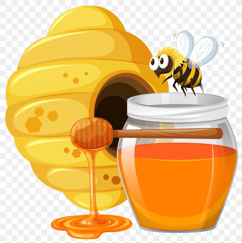 Beehive Honey Bee, PNG, 2000x2015px, Bee, Beehive, Cup, Food, Honey Download Free