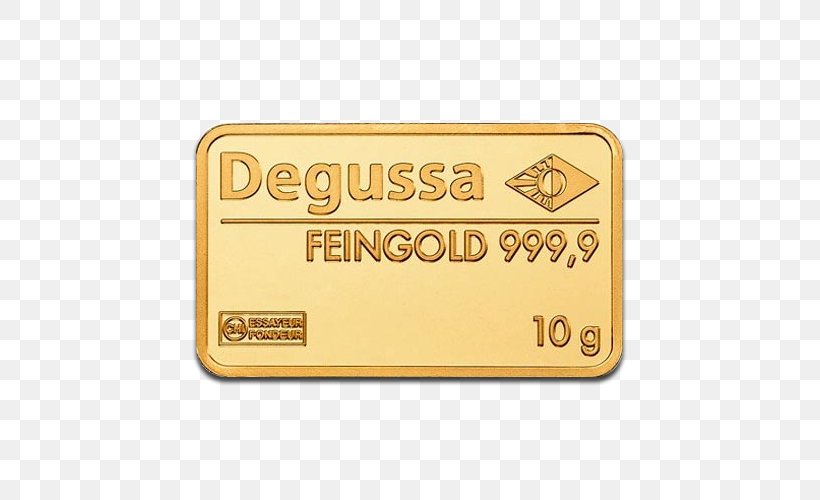 Gold Bar Lingotin Silver, PNG, 500x500px, Gold, Brand, Bullion, Degussa Goldhandel, Gold As An Investment Download Free