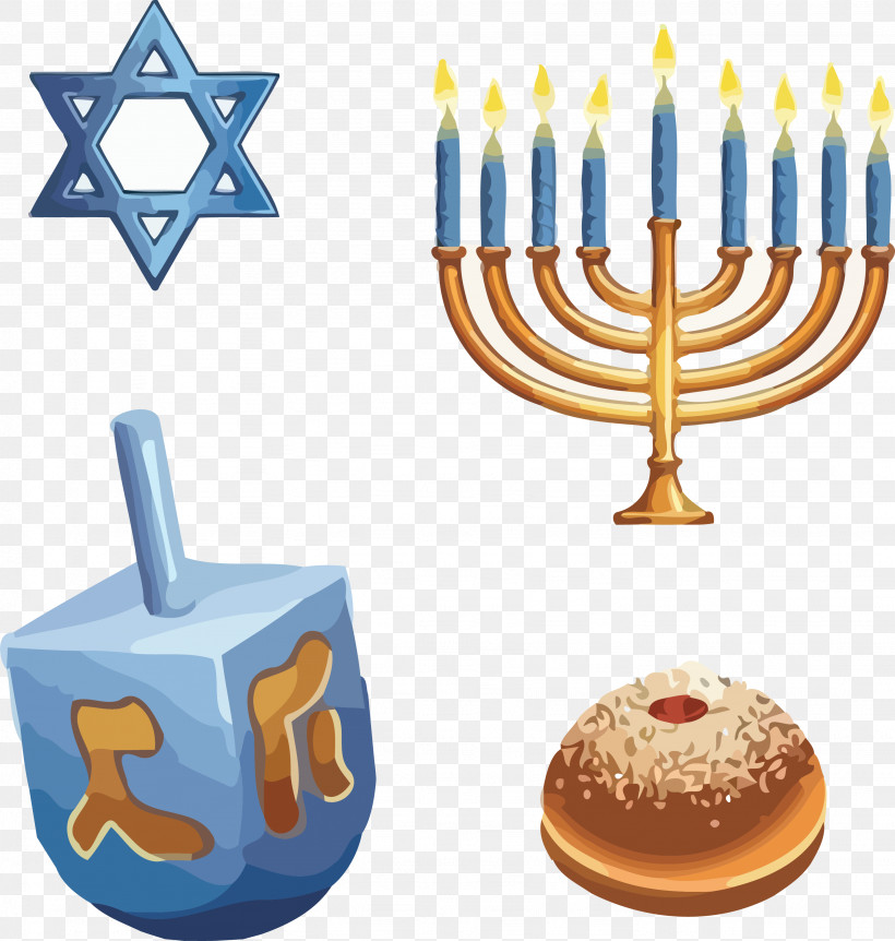 Happy Hanukkah Hanukkah, PNG, 2872x3022px, Happy Hanukkah, Birthday Candle, Candle, Candle Holder, Event Download Free