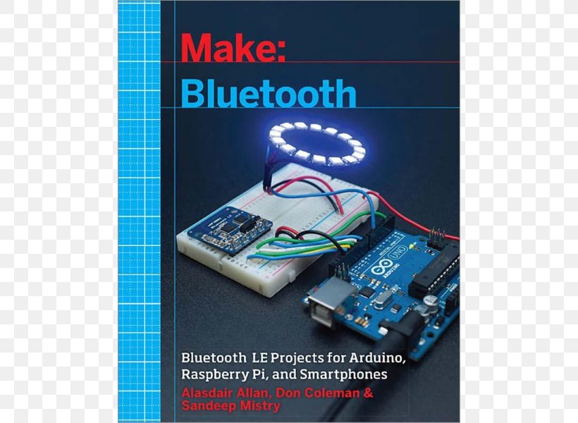 Make: Bluetooth: Bluetooth LE Projects With Arduino, Raspberry Pi, And Smartphones Bluetooth Low Energy Raspberry Pi For Beginners, PNG, 600x600px, Raspberry Pi, Adafruit Industries, Arduino, Bluetooth, Bluetooth Low Energy Download Free