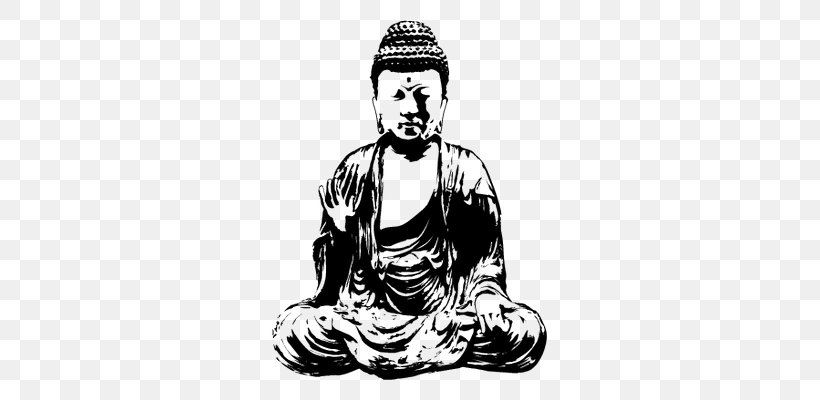 Buddhism Wall Decal Sticker Zen, PNG, 645x400px, Buddhism, Advertising, Arm, Black And White, Buddhist Meditation Download Free