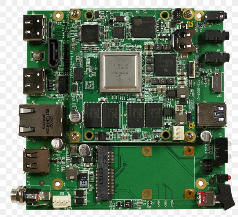 Microcontroller Motherboard Graphics Cards & Video Adapters Printed Circuit Board Electrical Network, PNG, 900x821px, Microcontroller, Capacitor, Circuit Component, Computer Component, Computer H Download Free