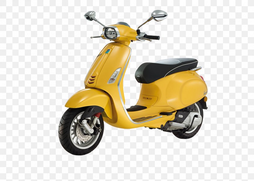 Scooter Vespa Sprint Suspension Motorcycle, PNG, 1008x720px, Scooter, Automatic Transmission, Automotive Design, Centrifugal Clutch, Fourstroke Engine Download Free