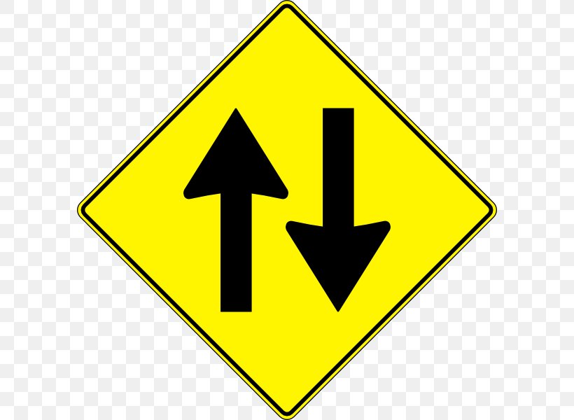 Traffic Sign One-way Traffic Two-way Street Clip Art, PNG, 600x600px, Traffic Sign, Area, Department Of Motor Vehicles, Driving, Driving Test Download Free