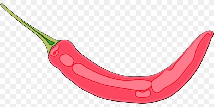 Watercolor Plant, PNG, 960x480px, Watercolor, Banana, Bell Pepper, Cartoon, Cayenne Pepper Download Free