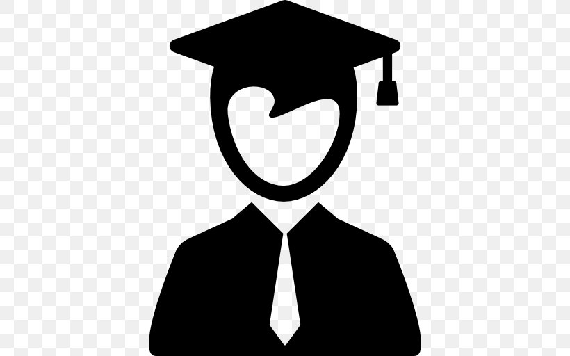 Graduation Ceremony Student Academic Degree Graduate University Education, PNG, 512x512px, Graduation Ceremony, Academic Degree, Black And White, College, Education Download Free