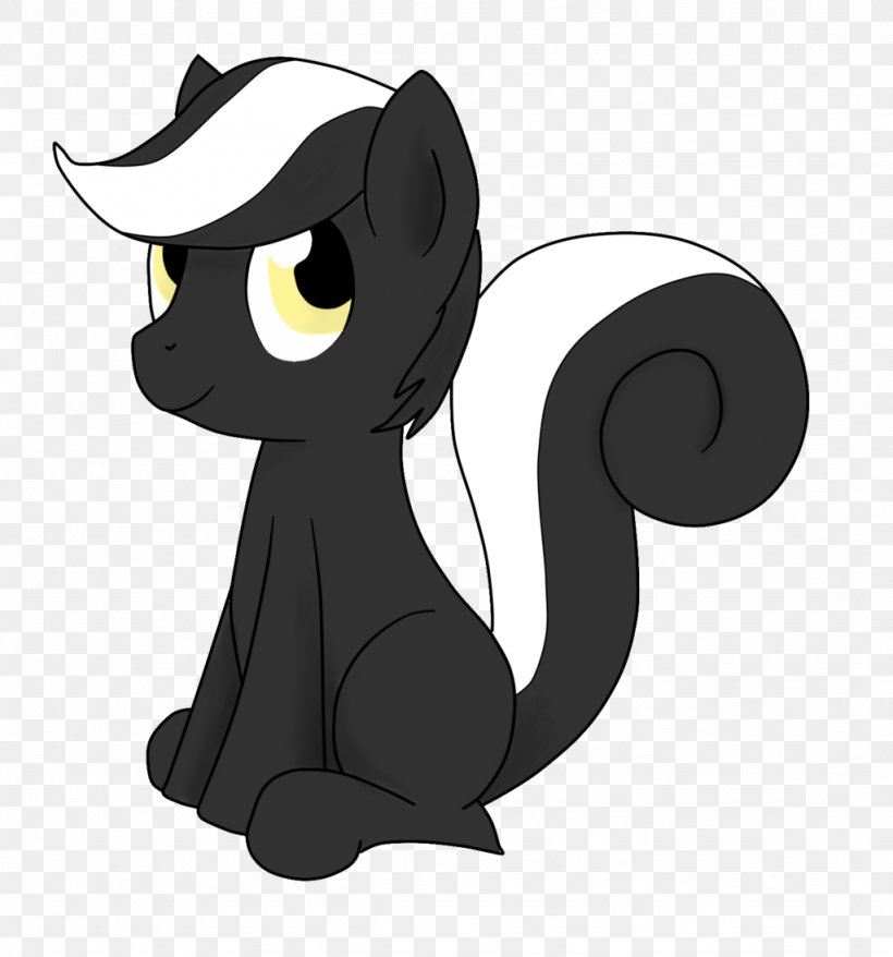 Pony Horse Cat Skunk, PNG, 1024x1097px, Pony, Animal, Art, Black, Black Cat Download Free