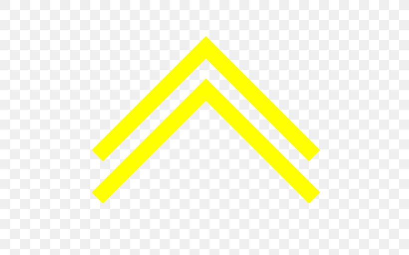 Triangle Line Area, PNG, 512x512px, Triangle, Area, Brand, Text, Yellow Download Free