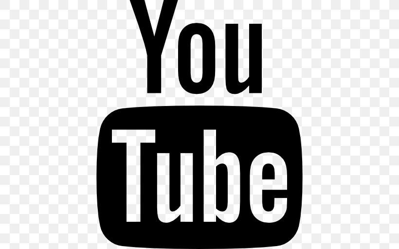 YouTube 2018 San Bruno, California Shooting Font Awesome Logo, PNG, 512x512px, 2018 San Bruno California Shooting, Youtube, Area, Black And White, Brand Download Free