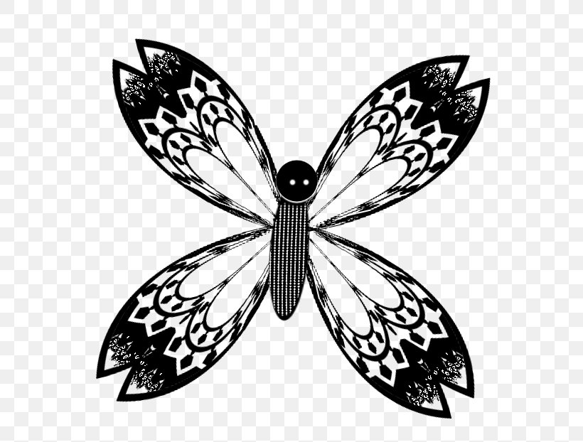 Monarch Butterfly Brush-footed Butterflies Insect Pattern, PNG, 595x622px, Monarch Butterfly, Arthropod, Black And White, Brush Footed Butterfly, Brushfooted Butterflies Download Free