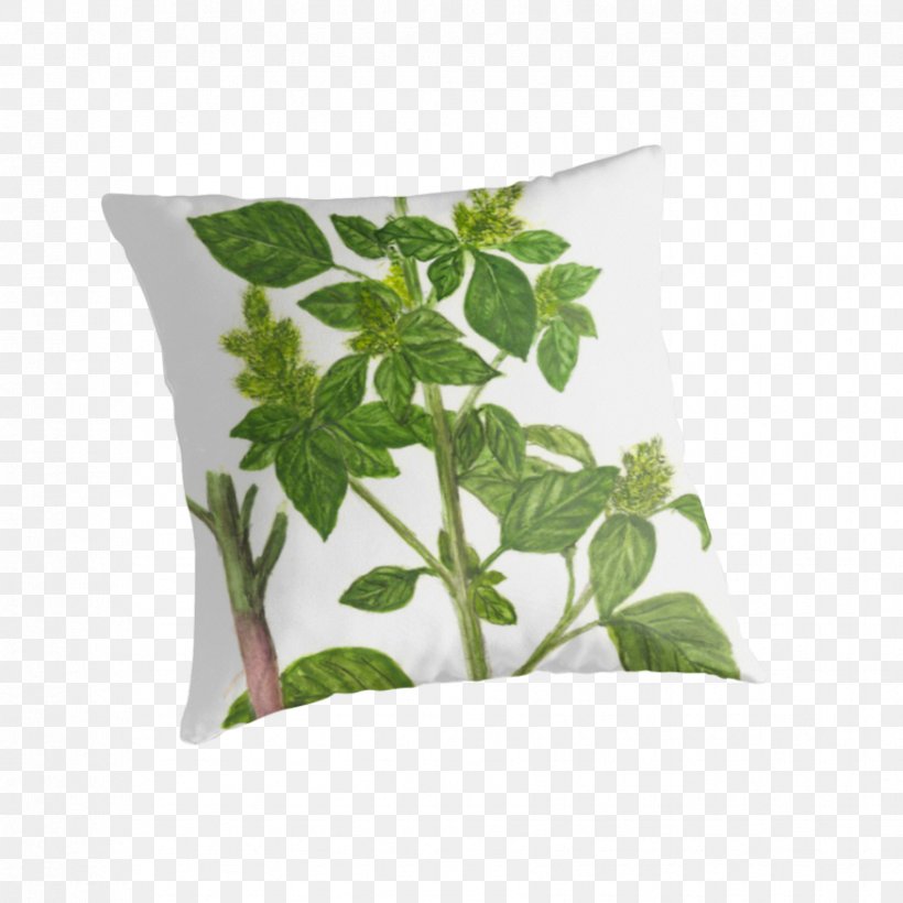 Throw Pillows Cushion Leaf Herb, PNG, 875x875px, Throw Pillows, Cushion, Green, Herb, Leaf Download Free