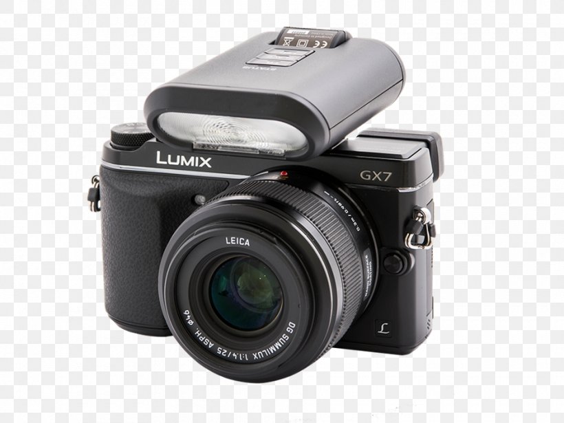 Digital SLR Camera Lens Mirrorless Interchangeable-lens Camera Panasonic Lumix DMC-LX100 Camera Flashes, PNG, 940x705px, Digital Slr, Camera, Camera Accessory, Camera Flashes, Camera Lens Download Free