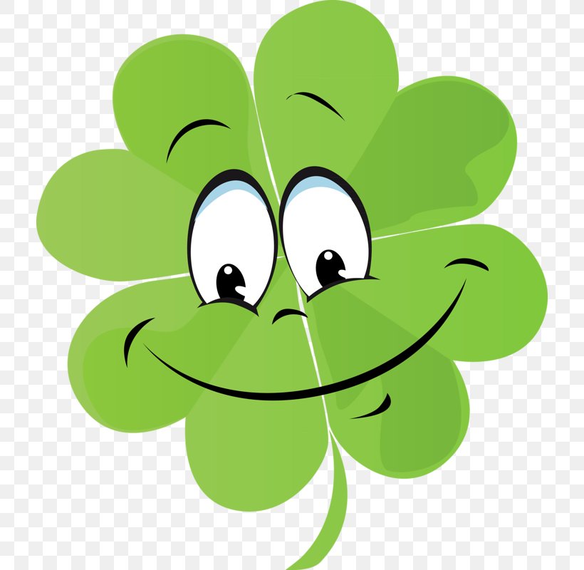 Emoticon Saint Patrick's Day Clover Clip Art, PNG, 718x800px, 17 March, Emoticon, Clover, Fictional Character, Flower Download Free