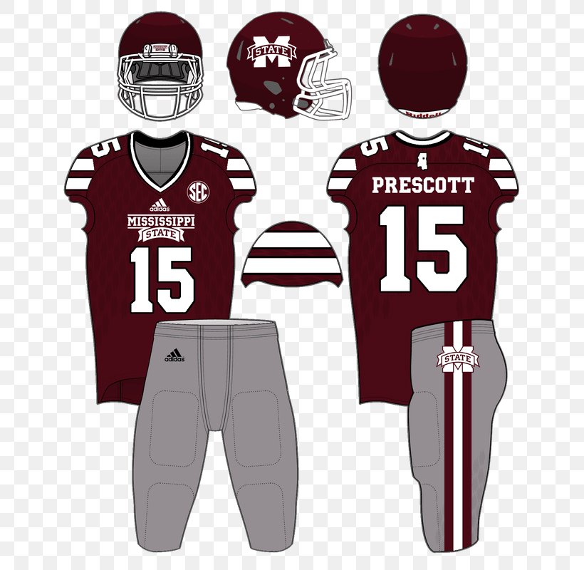 Mississippi State University Mississippi State Bulldogs Football T-shirt American Football Jersey, PNG, 675x800px, Mississippi State University, Adidas, American Football, Brand, Clothing Download Free