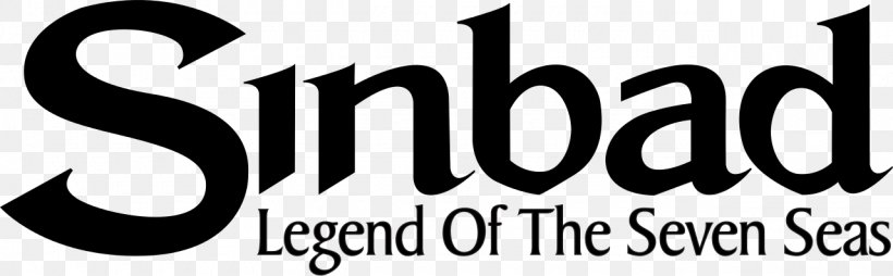 Sinbad Logo Animated Film Text DreamWorks Animation, PNG, 1280x397px, Sinbad, Animated Film, Black And White, Brand, Dreamworks Download Free