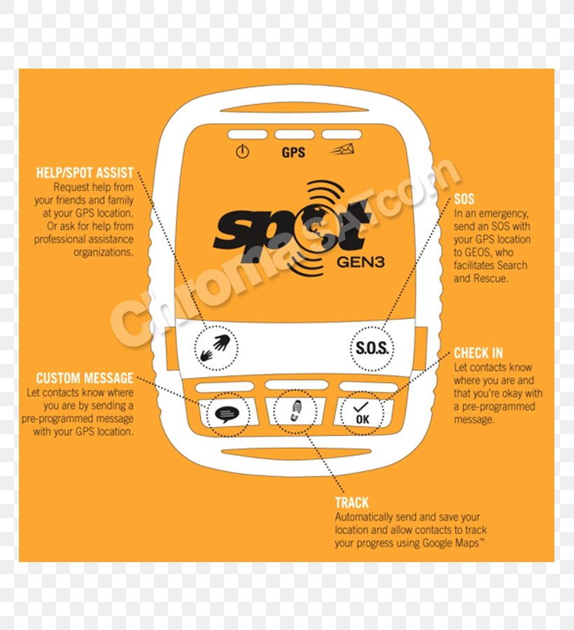 SPOT Satellite Messenger GPS Tracking Unit Emergency Position-indicating Radiobeacon Station Global Positioning System, PNG, 765x900px, Spot Satellite Messenger, Beacon, Brand, Communication, Communications Satellite Download Free